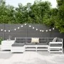 Juego de sofás de jardín 7 pzas madera maciza de pino blanco von , Gartensets - Ref: Foro24-3250977, Preis: 502,33 €, Rabatt: %