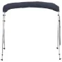 Toldo bimini 4 arcos con paredes laterales 243x(200-213)x137 cm de , Cubiertas para almacenamiento de barcas - Ref: Foro24-94...