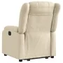 Sillón eléctrico reclinable elevable de tela color crema de , Sillones - Ref: Foro24-3205349, Precio: 358,31 €, Descuento: %