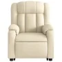 Sillón eléctrico reclinable elevable de tela color crema de , Sillones - Ref: Foro24-3205349, Precio: 358,31 €, Descuento: %