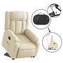 Sillón eléctrico reclinable elevable de tela color crema de , Sillones - Ref: Foro24-3205349, Precio: 358,31 €, Descuento: %