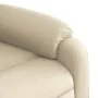 Sillón eléctrico reclinable elevable de tela color crema de , Sillones - Ref: Foro24-3205349, Precio: 358,31 €, Descuento: %