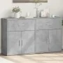 Aparador de madera ingeniería 2 uds gris hormigón 60x31x70 cm von , Sideboards - Ref: Foro24-3276549, Preis: 134,35 €, Rabatt: %