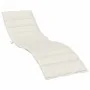 Cojín para tumbona tela crema melange 200x70x4 cm by , Cushions for chairs and sofas - Ref: Foro24-4002522, Price: 50,36 €, D...