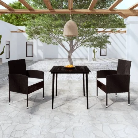 Juego de comedor para jardín 3 piezas negro von , Gartensets - Ref: Foro24-3099619, Preis: 207,45 €, Rabatt: %
