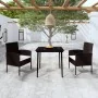 Juego de comedor para jardín 3 piezas negro von , Gartensets - Ref: Foro24-3099619, Preis: 207,45 €, Rabatt: %