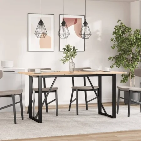 Patas de mesa de comedor estructura O acero 120x60x73 cm by , Table legs - Ref: Foro24-357886, Price: 95,19 €, Discount: %