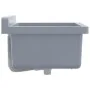 Fregadero lavabo de pared resina gris 40x40x24 cm de , Fregaderos - Ref: Foro24-4002796, Precio: 60,83 €, Descuento: %