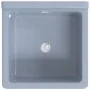 Fregadero lavabo de pared resina gris 40x40x24 cm de , Fregaderos - Ref: Foro24-4002796, Precio: 60,83 €, Descuento: %