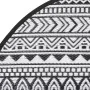 Alfombra de exterior ARAKIL negra Ø200 cm PP de , Protectores para exterior - Ref: Foro24-368516, Precio: 41,45 €, Descuento: %