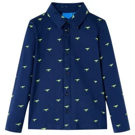Camisa infantil azul marino 140 de , Camisetas para niños - Ref: Foro24-13273, Precio: 14,08 €, Descuento: %