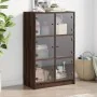 Aparador alto con puertas madera roble marrón 68x37x109 cm von , Sideboards - Ref: Foro24-3295856, Preis: 120,20 €, Rabatt: %