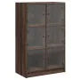 Aparador alto con puertas madera roble marrón 68x37x109 cm von , Sideboards - Ref: Foro24-3295856, Preis: 120,20 €, Rabatt: %