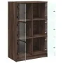 Aparador alto con puertas madera roble marrón 68x37x109 cm von , Sideboards - Ref: Foro24-3295856, Preis: 120,20 €, Rabatt: %