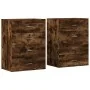 Aparadores 2 uds madera de ingeniería roble ahumado 60x39x80 cm von , Sideboards - Ref: Foro24-3276627, Preis: 195,80 €, Raba...