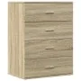 Aparadores 2 uds madera de ingeniería roble Sonoma 60x39x80 cm de , Aparadores - Ref: Foro24-3276625, Precio: 200,15 €, Descu...