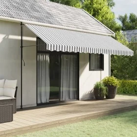 Tela cenefa de toldo de repuesto rayas antracita blanca 4,5 m von , Markisen - Ref: Foro24-367789, Preis: 14,65 €, Rabatt: %