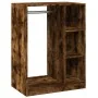 Armario de madera de ingeniería roble ahumado 77x48x102 cm by , Dresser Organizers and Bar Hangers - Ref: Foro24-840811, Pric...