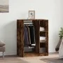 Armario de madera de ingeniería roble ahumado 77x48x102 cm by , Dresser Organizers and Bar Hangers - Ref: Foro24-840811, Pric...