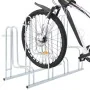 Soporte para 4 bicicletas suelo independiente acero galvanizado by , Bases and supports for storing bicycles - Ref: Foro24-40...