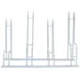 Soporte para 4 bicicletas suelo independiente acero galvanizado by , Bases and supports for storing bicycles - Ref: Foro24-40...
