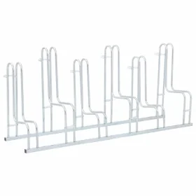 Soporte para 6 bicicletas suelo independiente acero galvanizado by , Bases and supports for storing bicycles - Ref: Foro24-40...
