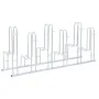 Soporte para 6 bicicletas suelo independiente acero galvanizado by , Bases and supports for storing bicycles - Ref: Foro24-40...