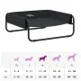 Cama elevada para perros tela oxford y acero gris antracita von , Betten für Hunde - Ref: Foro24-172601, Preis: 34,30 €, Raba...
