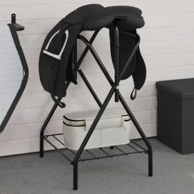 Soporte de montura plegable de pie independiente hierro negro von , Sattelzubehör - Ref: Foro24-172440, Preis: 72,50 €, Rabat...