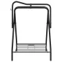 Freestanding folding mount holder black iron by , Saddle Accessories - Ref: Foro24-172440, Price: 71,41 €, Discount: %