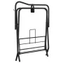 Freestanding folding mount holder black iron by , Saddle Accessories - Ref: Foro24-172440, Price: 71,41 €, Discount: %