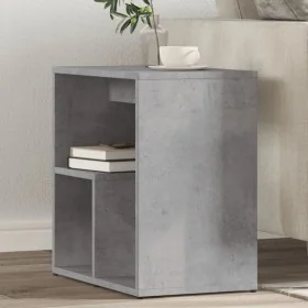 Mesa auxiliar de madera contrachapada gris hormigón 50x30x50 cm by , Side tables - Ref: Foro24-840561, Price: 36,59 €, Discou...