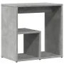 Mesa auxiliar de madera contrachapada gris hormigón 50x30x50 cm de , Mesas auxiliares - Ref: Foro24-840561, Precio: 36,59 €, ...