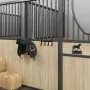 Perchero colgador de bridas con 4 ganchos acero negro von , Zubehör für Pferdezügel - Ref: Foro24-172461, Preis: 23,69 €, Rab...