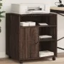 Soporte para impresora con ruedas marrón roble 60x50x67 cm von , Drucker unterstützt - Ref: Foro24-840631, Preis: 92,15 €, Ra...