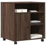 Soporte para impresora con ruedas marrón roble 60x50x67 cm von , Drucker unterstützt - Ref: Foro24-840631, Preis: 92,15 €, Ra...