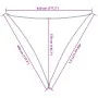 Toldo de vela triangular HDPE naranja 160 g/m² 4,5x4,5x4,5 m by , Umbrellas - Ref: Foro24-311700, Price: 37,47 €, Discount: %
