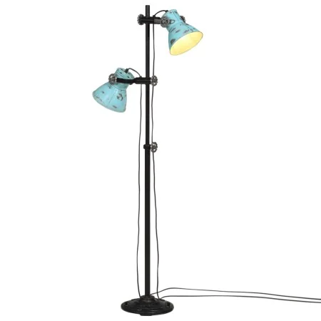 Lámpara de pie azul desgastado 25 W E27 25x25x90/140 cm von , Lampen - Ref: Foro24-371846, Preis: 127,34 €, Rabatt: %