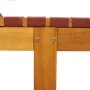 Tumbonas con mesa 2 unidades madera maciza de acacia roja by , Loungers - Ref: Foro24-3214217, Price: 264,26 €, Discount: %