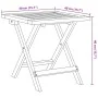 Sillas de jardín plegables con mesa 2 uds madera maciza roja de , Sillas de jardín - Ref: Foro24-3214220, Precio: 139,86 €, D...