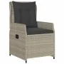 Set comedor de jardín 5 pzas cojines ratán sintético gris claro by , Garden sets - Ref: Foro24-3262905, Price: 551,77 €, Disc...