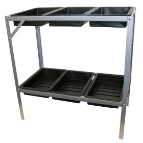 Nature Mesa para macetas acero galvanizado 77x40x77 cm von , Gartentische - Ref: Foro24-403677, Preis: 61,71 €, Rabatt: %