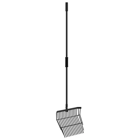 Horquilla de rastrillo con 14 púas de acero negro von , Tierhaltung - Ref: Foro24-3209562, Preis: 36,26 €, Rabatt: %