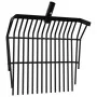 Horquilla de rastrillo con 14 púas de acero negro von , Tierhaltung - Ref: Foro24-3209562, Preis: 36,26 €, Rabatt: %