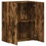 Armario archivador madera ingeniería roble ahumado 60x32x77,5cm de , Armarios archivadores - Ref: Foro24-840769, Precio: 57,4...