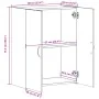 Armario archivador madera ingeniería roble ahumado 60x32x77,5cm de , Armarios archivadores - Ref: Foro24-840769, Precio: 57,4...
