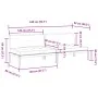 Sofás centrales de palets jardín y cojines 2 uds madera acacia by , Outdoor sofas - Ref: Foro24-3209484, Price: 385,02 €, Dis...