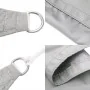 Toldo de vela poliéster oxford 100% gris claro 4,5x3 m de , Sombrillas - Ref: Foro24-4000546, Precio: 48,06 €, Descuento: %