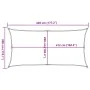 Toldo de vela poliéster oxford 100% gris claro 4,5x3 m de , Sombrillas - Ref: Foro24-4000546, Precio: 48,06 €, Descuento: %