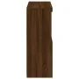 Aparador con luces LED roble marrón 81x37x100 cm by , Sideboards - Ref: Foro24-836678, Price: 115,93 €, Discount: %